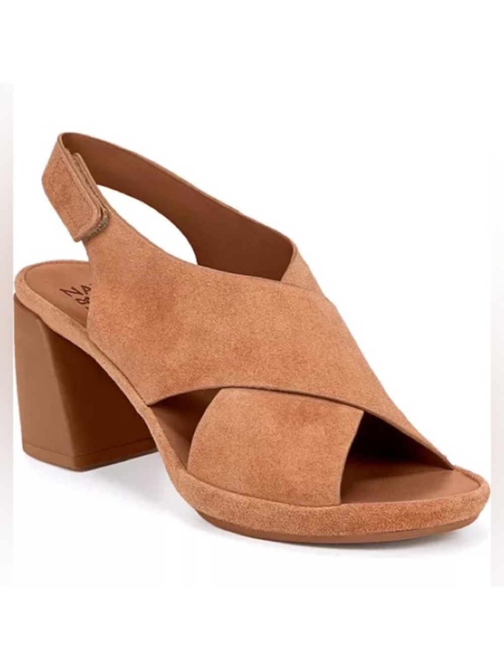 Naturalizer Genn-Leap Slingback Block Heel Open Toe Sandals